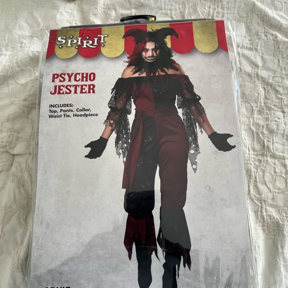 Spirit Halloween Costume - Red and Black